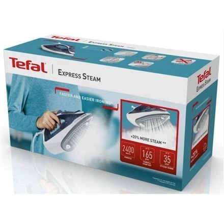 Tefal FV2837E0 Steam iron, Blue/White Tefal FV2837E0 Steam iron, Blue/White