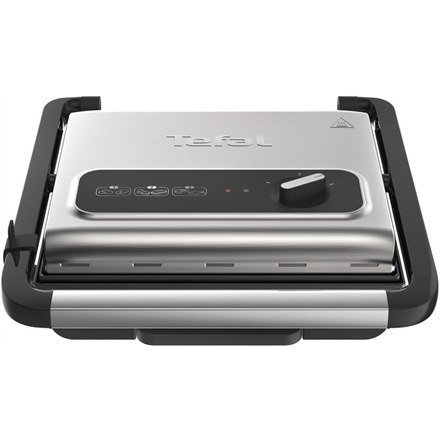 Tefal GC242D38 Inicio Electric Grill, Stainless Steel/Black Tefal GC242D38 Inicio Electric Grill, Stainless Steel/Black