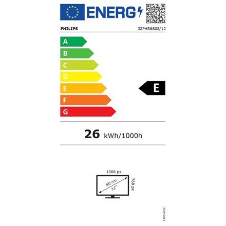 Telewizor Philips | 32PHS6808 | 81 cm | 32" | 720p | Nowy system operacyjny Telewizor Philips | 32PHS6808 | 81 cm | 32" | 720p | Nowy system operacyjny