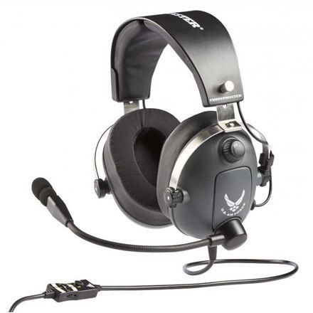 Thrustmaster | Gaming Headset | T Flight U.S. Air Force Edition | Wired | Over-Ear | Black Thrustmaster | Gaming Headset | T Flight U.S. Air Force Edition | Wired | Over-Ear | Black