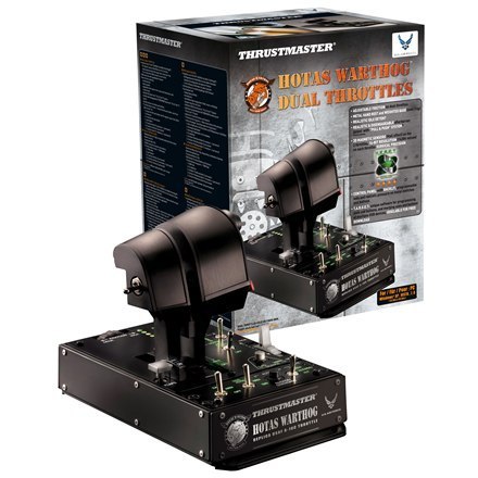 Thrustmaster | Hotas Warthog Dual Throttles | Black Thrustmaster | Hotas Warthog Dual Throttles | Black