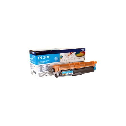 Toner do drukarki Brother TN-241C Cyan - Kartidż tonerowy o wydajności 1400 stron, Kompatybilny z HL-3140CW, HL-3150CDW, HL-3170 Toner do drukarki Brother TN-241C Cyan - Kartidż tonerowy o wydajności 1400 stron, Kompatybilny z HL-3140CW, HL-3150CDW, HL-3170