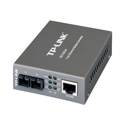 TP-LINK | 10/100Mbps Multi-Mode Media Converter | MC100CM | 10/100Base-TX | 100Base-FX TP-LINK | 10/100Mbps Multi-Mode Media Converter | MC100CM | 10/100Base-TX | 100Base-FX