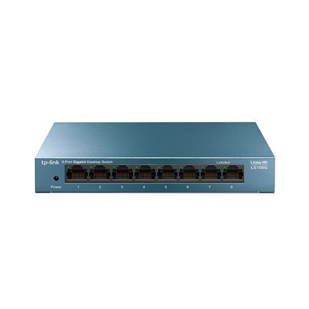 TP-LINK | 8-portowy przełącznik sieciowy 10/100/1000Mb/s do komputerów stacjonarnych | LS108G | Niezarządzany | Do komputerów st TP-LINK | 8-portowy przełącznik sieciowy 10/100/1000Mb/s do komputerów stacjonarnych | LS108G | Niezarządzany | Do komputerów st