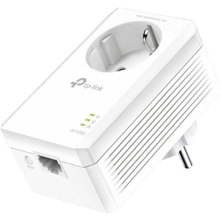 TP-LINK | AV1000 Gigabit Passthrough Powerline Adapter | TL-PA7017P | 1000 Mbit/s | Ethernet LAN (RJ-45) ports 1 | No Wi-Fi | Ex TP-LINK | AV1000 Gigabit Passthrough Powerline Adapter | TL-PA7017P | 1000 Mbit/s | Ethernet LAN (RJ-45) ports 1 | No Wi-Fi | Ex
