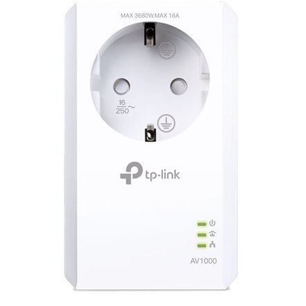 TP-LINK | AV1000 Gigabit Passthrough Powerline Adapter | TL-PA7017P | 1000 Mbit/s | Ethernet LAN (RJ-45) ports 1 | No Wi-Fi | Ex TP-LINK | AV1000 Gigabit Passthrough Powerline Adapter | TL-PA7017P | 1000 Mbit/s | Ethernet LAN (RJ-45) ports 1 | No Wi-Fi | Ex