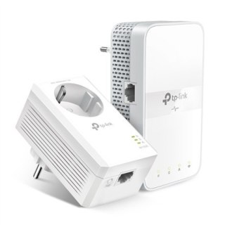 TP-LINK | AV1000 Gigabit Passthrough Powerline ac Wi-Fi Kit | TL-WPA7617 KIT with TL-PA7017P | 10/100/1000 Mbit/s | Ethernet LAN