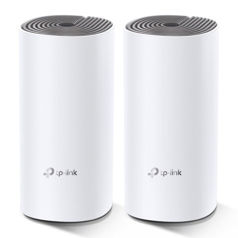 TP-LINK | C1200 Whole Home Mesh Wi-Fi System | Deco E4 (2-pack) | 802.11ac | 867+300 Mbit/s | 10/100 Mbit/s | Ethernet LAN (RJ-4 TP-LINK | C1200 Whole Home Mesh Wi-Fi System | Deco E4 (2-pack) | 802.11ac | 867+300 Mbit/s | 10/100 Mbit/s | Ethernet LAN (RJ-4