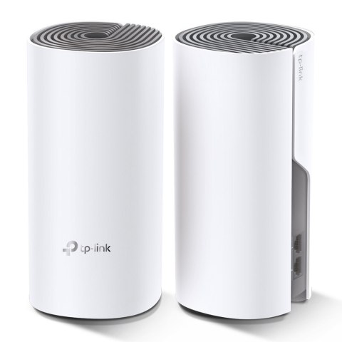 TP-LINK | C1200 Whole Home Mesh Wi-Fi System | Deco E4 (2-pack) | 802.11ac | 867+300 Mbit/s | 10/100 Mbit/s | Ethernet LAN (RJ-4 TP-LINK | C1200 Whole Home Mesh Wi-Fi System | Deco E4 (2-pack) | 802.11ac | 867+300 Mbit/s | 10/100 Mbit/s | Ethernet LAN (RJ-4