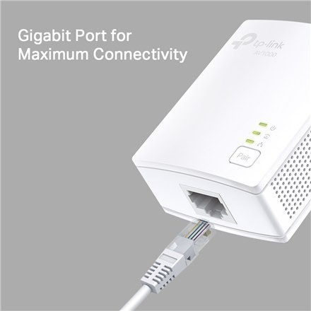 TP-LINK | Gigabit Powerline Starter Kit | TL-PA7017 KIT | 10/100/1000 Mbit/s | Porty Ethernet LAN (RJ-45) 1 | Brak Wi-Fi | Prędk TP-LINK | Gigabit Powerline Starter Kit | TL-PA7017 KIT | 10/100/1000 Mbit/s | Porty Ethernet LAN (RJ-45) 1 | Brak Wi-Fi | Prędk