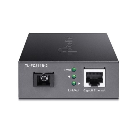 TP-LINK | Gigabit Single-Mode WDM Media Converter | TL-FC311B-2 | Gigabit SC Fiber Port | 10/100/1000 Mbps RJ45 Port (Auto MDI/M TP-LINK | Gigabit Single-Mode WDM Media Converter | TL-FC311B-2 | Gigabit SC Fiber Port | 10/100/1000 Mbps RJ45 Port (Auto MDI/M