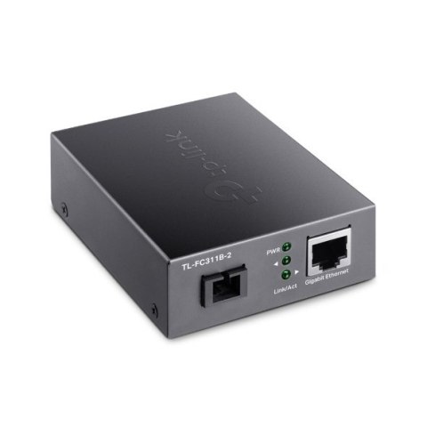 TP-LINK | Gigabit Single-Mode WDM Media Converter | TL-FC311B-2 | Gigabit SC Fiber Port | 10/100/1000 Mbps RJ45 Port (Auto MDI/M TP-LINK | Gigabit Single-Mode WDM Media Converter | TL-FC311B-2 | Gigabit SC Fiber Port | 10/100/1000 Mbps RJ45 Port (Auto MDI/M