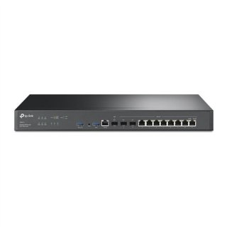 TP-LINK | Omada VPN Router with 10G Ports | ER8411 | Mbit/s | 10/100/1000 Mbit/s | Ethernet LAN (RJ-45) ports 8 | Mesh Support N