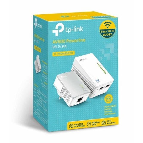 TP-LINK | Powerline Adapters Kit | TL-WPA4220 KIT | 10/100 Mbit/s | Ethernet LAN (RJ-45) ports 2 | 802.11n | 2.4GHz | Wi-Fi data TP-LINK | Powerline Adapters Kit | TL-WPA4220 KIT | 10/100 Mbit/s | Ethernet LAN (RJ-45) ports 2 | 802.11n | 2.4GHz | Wi-Fi data