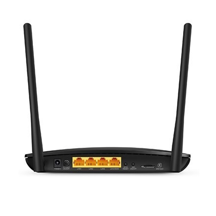 TP-LINK | Router 4G LTE | TL-MR6400 | 802.11n | 300 Mbit/s | 10/100 Mbit/s | Porty Ethernet LAN (RJ-45) 3 | Obsługa sieci Nie | TP-LINK | Router 4G LTE | TL-MR6400 | 802.11n | 300 Mbit/s | 10/100 Mbit/s | Porty Ethernet LAN (RJ-45) 3 | Obsługa sieci Nie |