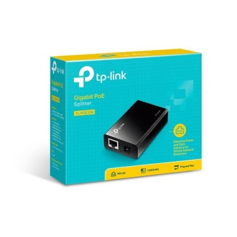 TP-LINK | Rozdzielacz PoE | TL-PoE10R | Porty Ethernet LAN (RJ-45) 2x10/100/1000 TP-LINK | Rozdzielacz PoE | TL-PoE10R | Porty Ethernet LAN (RJ-45) 2x10/100/1000