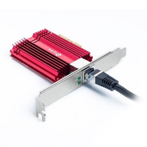 TP-LINK | TX401 | 10/100/1000 Mbit/s | 1× PCI Express 3.0 x4, 1× RJ45 Gigabit/Megabit Port TP-LINK | TX401 | 10/100/1000 Mbit/s | 1× PCI Express 3.0 x4, 1× RJ45 Gigabit/Megabit Port