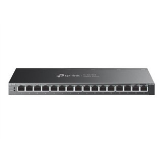 TP-LINK TL-SG116P 16-Port Gigabit Desktop Switch with 16-Port PoE+ | TP-LINK | 16-Port Gigabit Desktop Switch | TL-SG116P | Unma