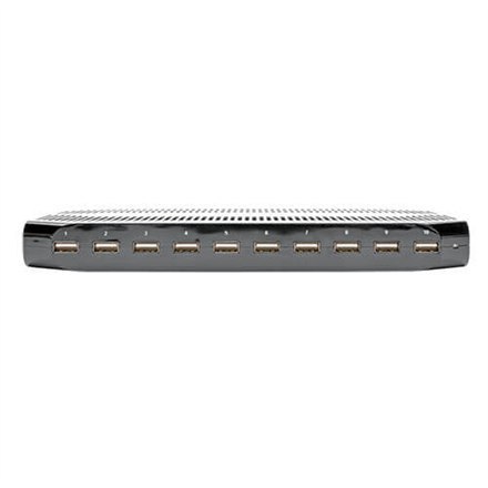 Tripp Lite | 10-portowa stacja ładująca USB z regulowanym schowkiem | U280-010-ST-CEE | 96 W Tripp Lite | 10-portowa stacja ładująca USB z regulowanym schowkiem | U280-010-ST-CEE | 96 W