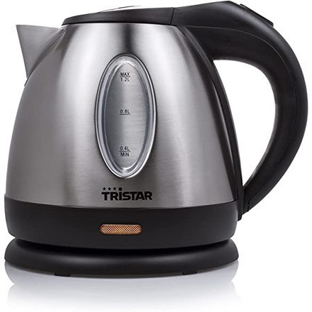 Tristar | Jug Kettle | WK-1323 | Standard | 1500 W | 1.2 L | Stainless steel | 360° rotational base | Silver Tristar | Jug Kettle | WK-1323 | Standard | 1500 W | 1.2 L | Stainless steel | 360° rotational base | Silver