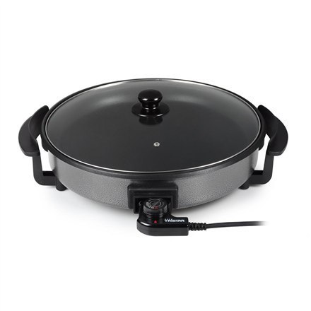 Tristar | PZ-2964 | Multifunctional grill pan | Grill | Diameter 40 cm | 1500 W | Lid included | Fixed handle | Black | Diameter Tristar | PZ-2964 | Multifunctional grill pan | Grill | Diameter 40 cm | 1500 W | Lid included | Fixed handle | Black | Diameter