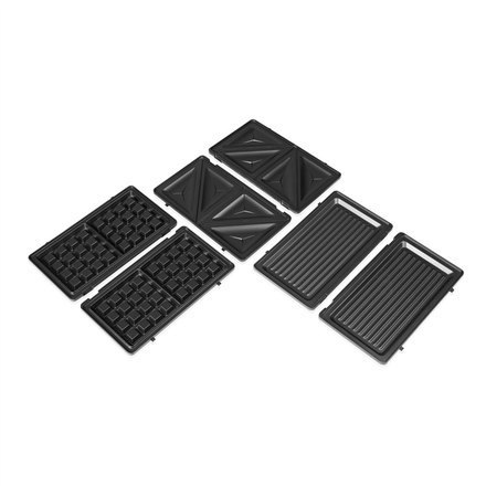 Tristar | Sandwich maker 3-in-1 | SA-3071 | 750 W | Number of plates 3 | Black Tristar | Sandwich maker 3-in-1 | SA-3071 | 750 W | Number of plates 3 | Black