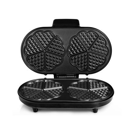 Tristar | WF-2120 | Waffle maker | 1200 W | Number of pastry 10 | Heart shaped | Black