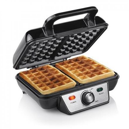 Tristar | WF-2195 | Waffle maker | 1000 W | Number of pastry 2 | Belgium | Black Tristar | WF-2195 | Waffle maker | 1000 W | Number of pastry 2 | Belgium | Black