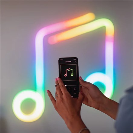 Twinkly|Flex Smart LED Tube Starter Kit 200 RGB (Multicolor), 2m, White|RGB - 16M+ colors Twinkly|Flex Smart LED Tube Starter Kit 200 RGB (Multicolor), 2m, White|RGB - 16M+ colors