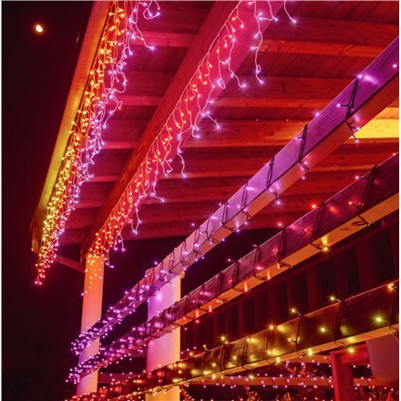 Twinkly|Icicle Smart LED Lights 190, 5m, Transparent wire Twinkly|RGB - 16M+ colors Twinkly|Icicle Smart LED Lights 190, 5m, Transparent wire Twinkly|RGB - 16M+ colors