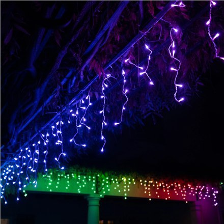 Twinkly|Icicle Smart LED Lights 190, 5m, Transparent wire Twinkly|RGB - 16M+ colors Twinkly|Icicle Smart LED Lights 190, 5m, Transparent wire Twinkly|RGB - 16M+ colors