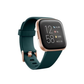 Versa 2 | Smart watch | NFC | OLED | Touchscreen | Activity monitoring 24/7 | Waterproof | Bluetooth | Wi-Fi | Emerald/CopperRos