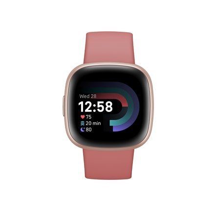 Versa 4 | Smart watch | NFC | GPS (satellite) | AMOLED | Touchscreen | Activity monitoring 24/7 | Waterproof | Bluetooth | Wi-Fi Versa 4 | Smart watch | NFC | GPS (satellite) | AMOLED | Touchscreen | Activity monitoring 24/7 | Waterproof | Bluetooth | Wi-Fi