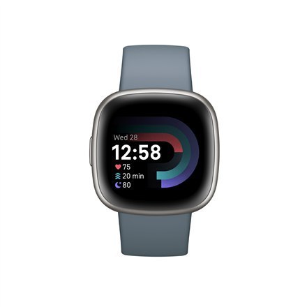 Versa 4 | Smart watch | NFC | GPS (satellite) | AMOLED | Touchscreen | Activity monitoring 24/7 | Waterproof | Bluetooth | Wi-Fi Versa 4 | Smart watch | NFC | GPS (satellite) | AMOLED | Touchscreen | Activity monitoring 24/7 | Waterproof | Bluetooth | Wi-Fi