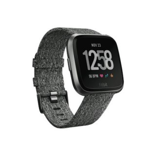Versa | Smart watch | NFC | Color LCD | Touchscreen | Activity monitoring 24/7 | Waterproof | Bluetooth | Charcoal Woven