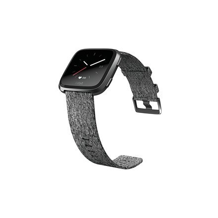 Versa | Smart watch | NFC | Color LCD | Touchscreen | Activity monitoring 24/7 | Waterproof | Bluetooth | Charcoal Woven Versa | Smart watch | NFC | Color LCD | Touchscreen | Activity monitoring 24/7 | Waterproof | Bluetooth | Charcoal Woven
