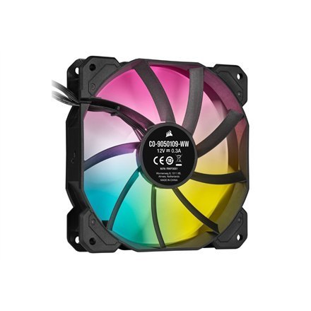 Wentylatory Corsair 120mm PWM, Trójpak z Kontrolerem Oświetlenia CORE | iCUE SP120 RGB ELITE | Wydajność Wentylatorów do Obudowy Wentylatory Corsair 120mm PWM, Trójpak z Kontrolerem Oświetlenia CORE | iCUE SP120 RGB ELITE | Wydajność Wentylatorów do Obudowy