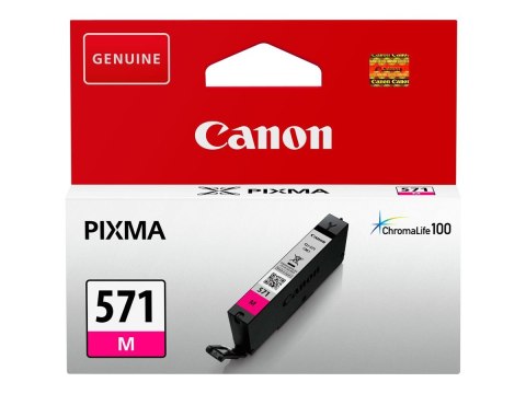 Wkład atramentowy Canon CLI-571M MG 306 stron OEM | Canon CLI-571M | Zbiornik z atramentem | Magenta Wkład atramentowy Canon CLI-571M MG 306 stron OEM | Canon CLI-571M | Zbiornik z atramentem | Magenta