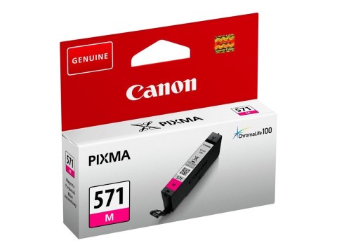 Wkład atramentowy Canon CLI-571M MG 306 stron OEM | Canon CLI-571M | Zbiornik z atramentem | Magenta Wkład atramentowy Canon CLI-571M MG 306 stron OEM | Canon CLI-571M | Zbiornik z atramentem | Magenta