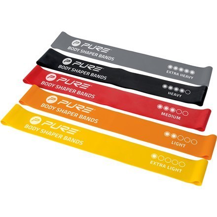 Zestaw opasek Pure2Improve | Zestaw 5 opasek | Czarny, Szary, Pomarańczowy, Czerwony, Żółty Zestaw opasek Pure2Improve | Zestaw 5 opasek | Czarny, Szary, Pomarańczowy, Czerwony, Żółty