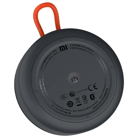 Xiaomi | Mi Przenośny głośnik Bluetooth | Wodoodporny | Bluetooth | Szary | Ω | dB | Połączenie bezprzewodowe Xiaomi | Mi Przenośny głośnik Bluetooth | Wodoodporny | Bluetooth | Szary | Ω | dB | Połączenie bezprzewodowe