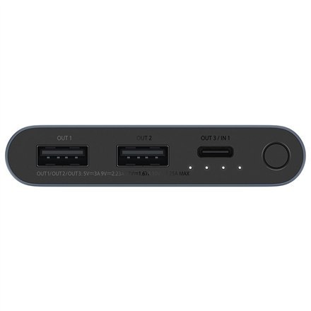 Xiaomi | Power Bank | 10000 mAh | 1 x USB-C, 2 x USB A | Blue Xiaomi | Power Bank | 10000 mAh | 1 x USB-C, 2 x USB A | Blue