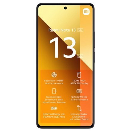 Xiaomi Redmi Note 13 w kolorze Grafitowym, 6.67", AMOLED, 1080 x 2400 px, Procesor Mediatek Dimensity 6080, 8 GB RAM, 256 GB, Du Xiaomi Redmi Note 13 w kolorze Grafitowym, 6.67", AMOLED, 1080 x 2400 px, Procesor Mediatek Dimensity 6080, 8 GB RAM, 256 GB, Du