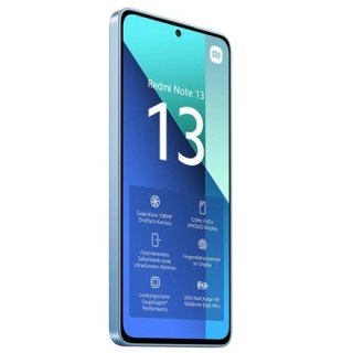 Xiaomi Redmi Note 13 w kolorze Ice Blue z ekranem AMOLED 6.67" i aparatem głównym 108+8+2 MP. Snapdragon 685, 6 GB RAM, 128 GB p