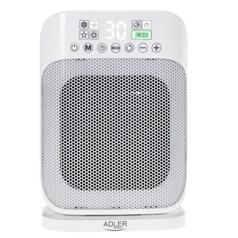 Grzejnik ceramiczny Adler AD 7727 termowentylator farelka LED z pilotem 51dB 1500W Grzejnik ceramiczny Adler AD 7727 termowentylator farelka LED z pilotem 51dB 1500W