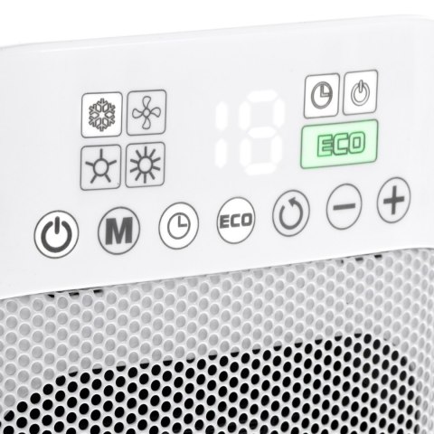 Grzejnik ceramiczny Adler AD 7727 termowentylator farelka LED z pilotem 51dB 1500W Grzejnik ceramiczny Adler AD 7727 termowentylator farelka LED z pilotem 51dB 1500W