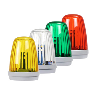 Lampa sygnalizacyjna KOGUT POMARAŃCZOWA/ŻÓŁTA + uchwyt do montażu bocznego