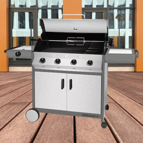 Grill gazowy stacjonarny MERIDIAN 4 ze stali nierdzewnej