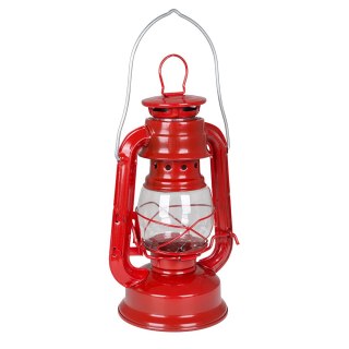 Lampa turystyczna 19cm CZERWONA sztormowa