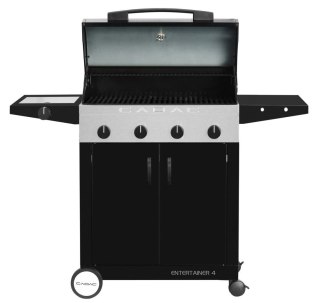 Grill gazowy 4 palnikowy SUPREME CZARNY